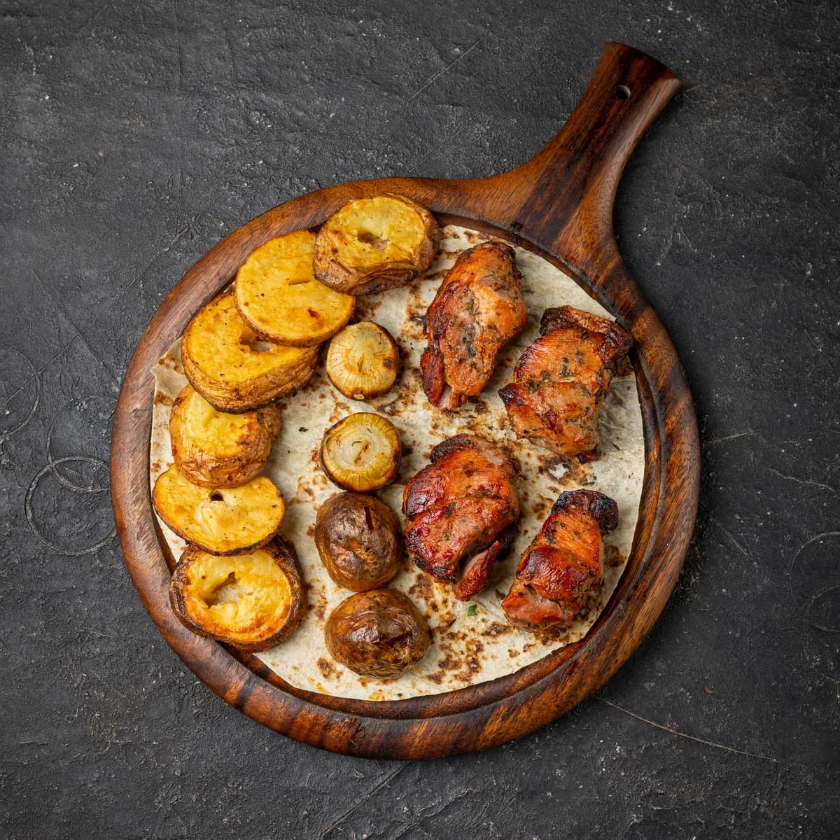Pork tenderloin from the tonir, 4 pcs