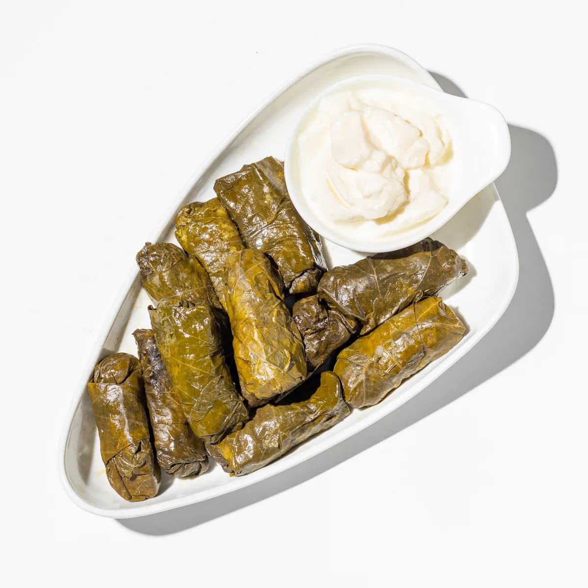 Tolma with grape leaves